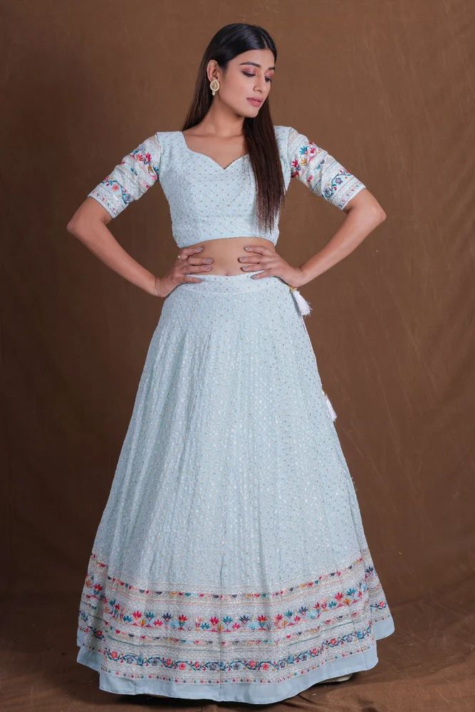 Trendy Culture 'S  Manufacturer of Premium Embroidered Lehenga Choli Sets
