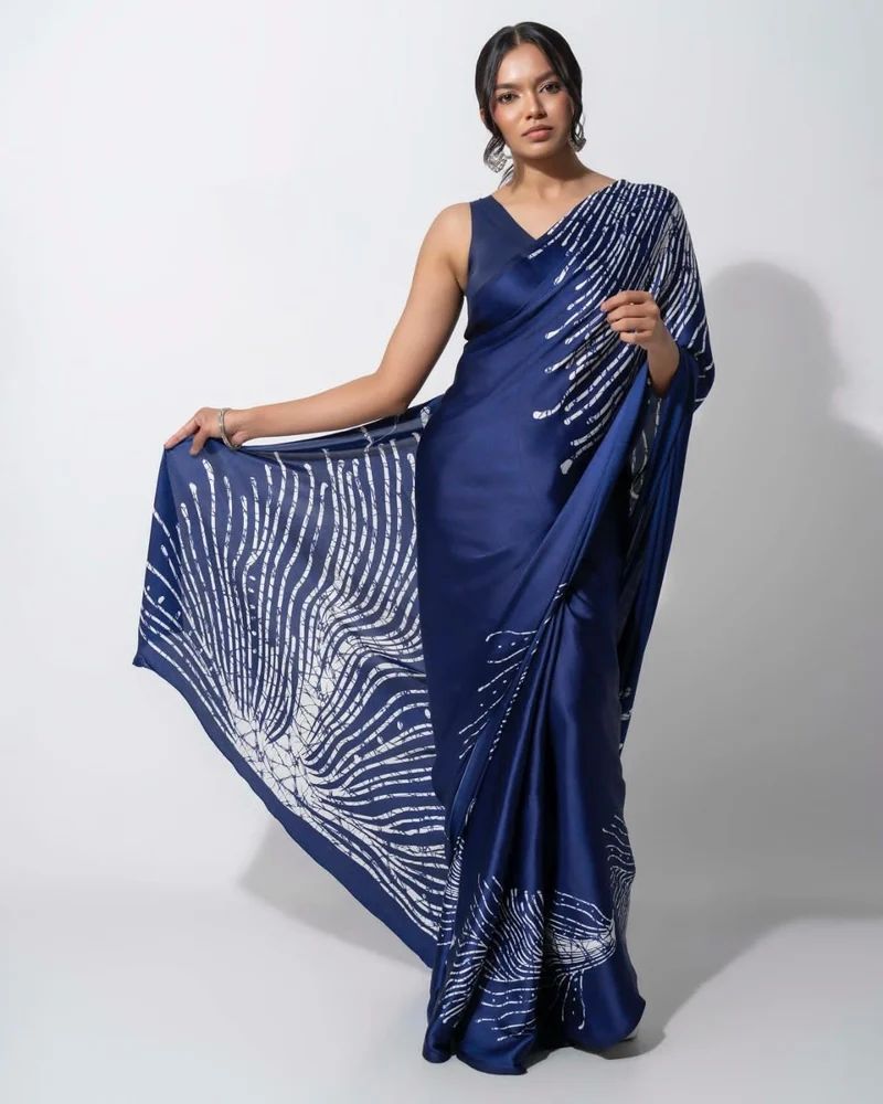 Original Japan Satin Saree