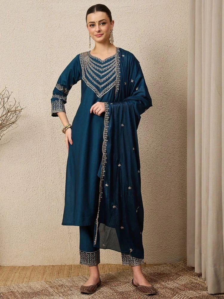 Kurta Pant Dupatta Set