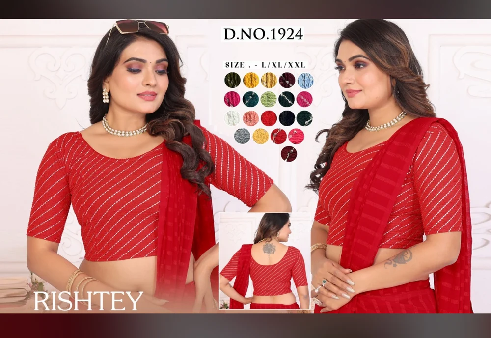 Red Fashion Blouse