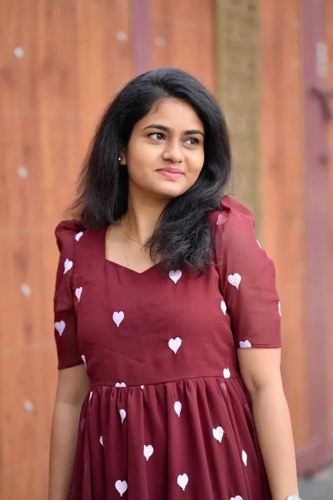 Partywear beautiful Heart designer Gown