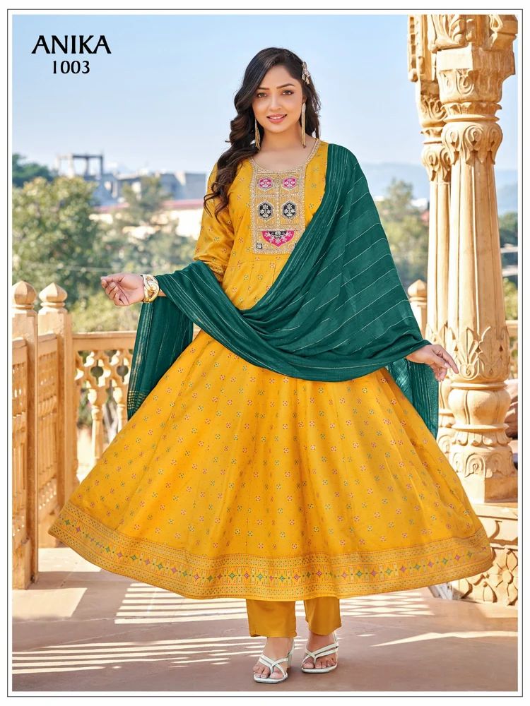 Dupatta Gown Pent Women