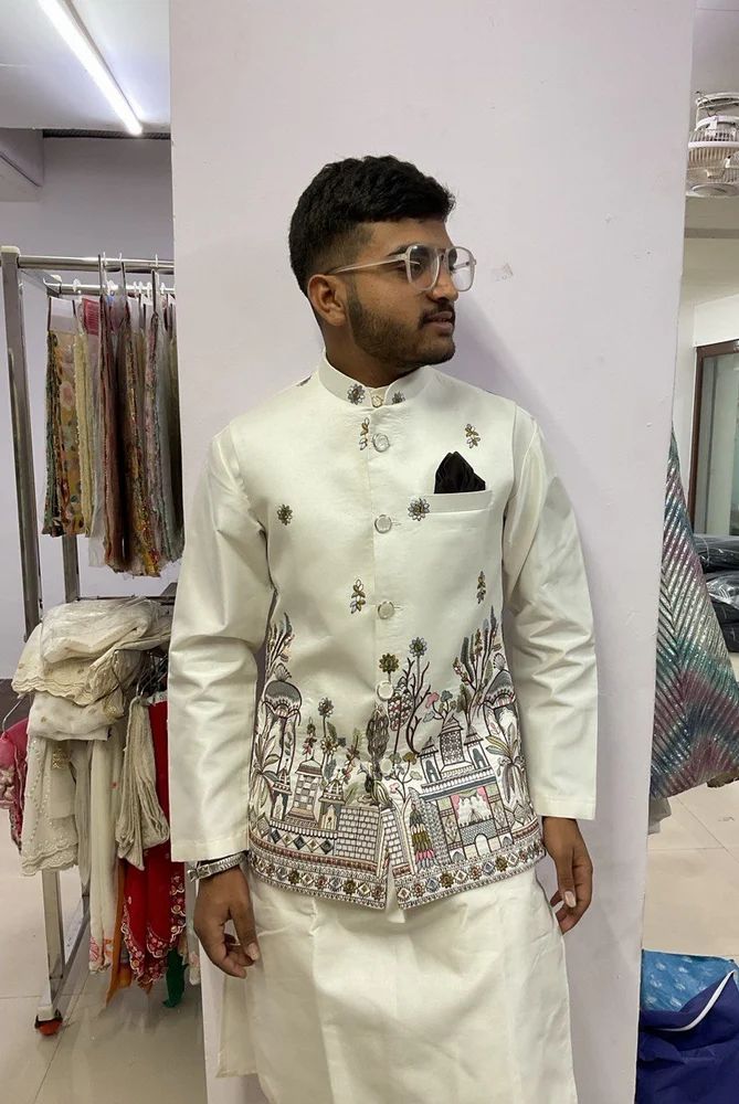 Exclusive Designer Lucknowi Sherwani Fabric
