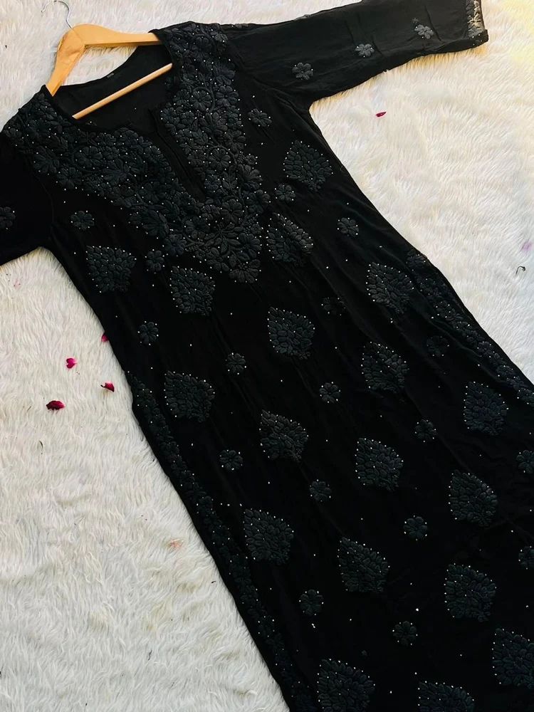 Chikankari Mukaish Work Suit