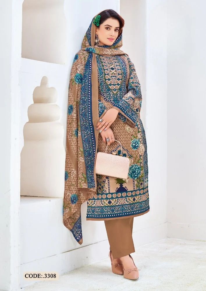 Ladies Designer Unstitched Suits
