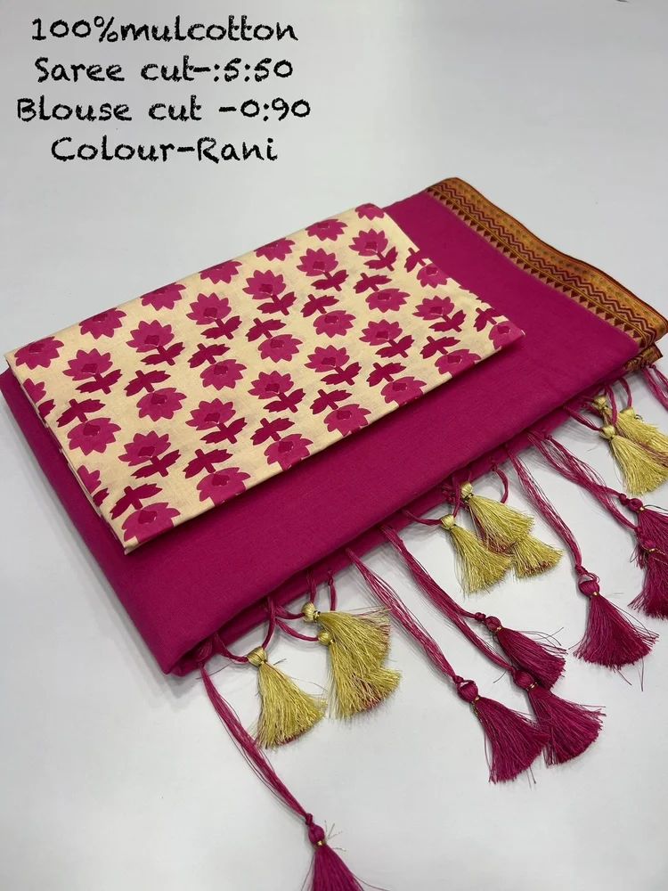 Mul Mul Cotton Saree