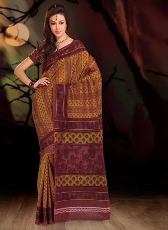 Raw Silk Saree (MUM0040540)