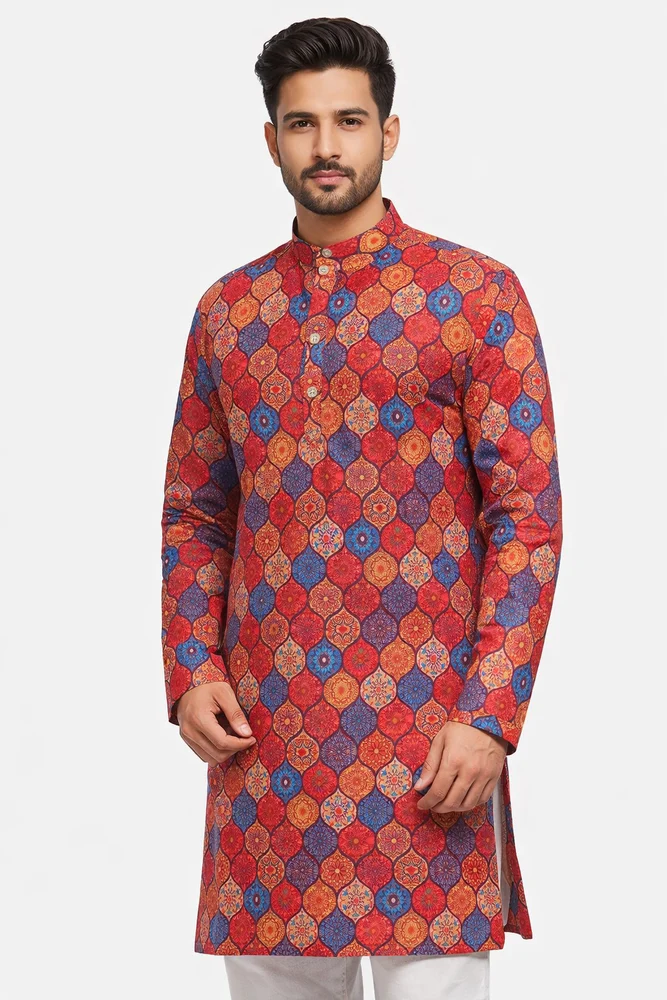 Men's Fully Stitched Digital Printed KURTA