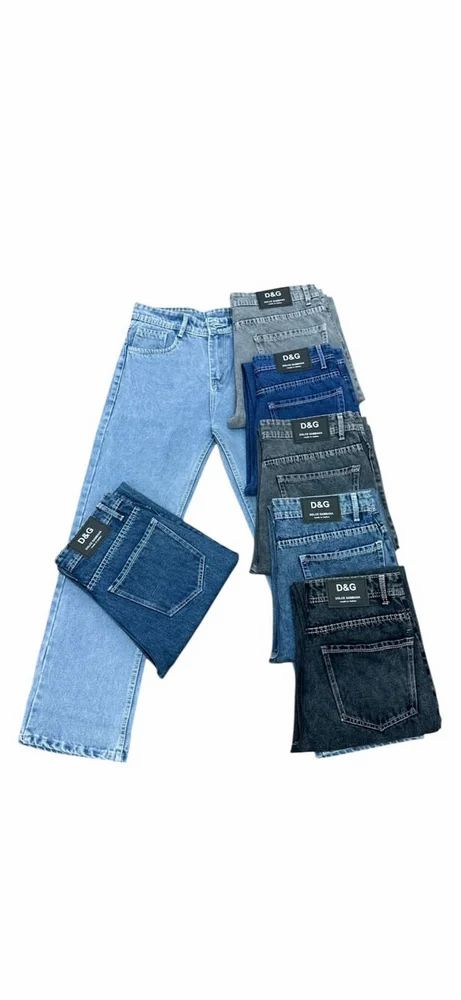 Straight Fit Mens Baggy Jeans
