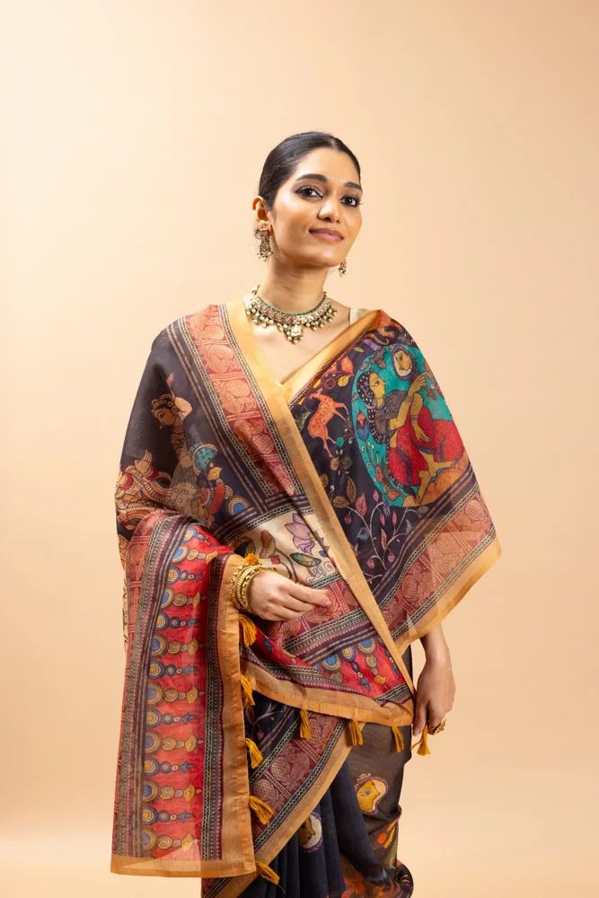 Nishaa Rang Chanderi Saree