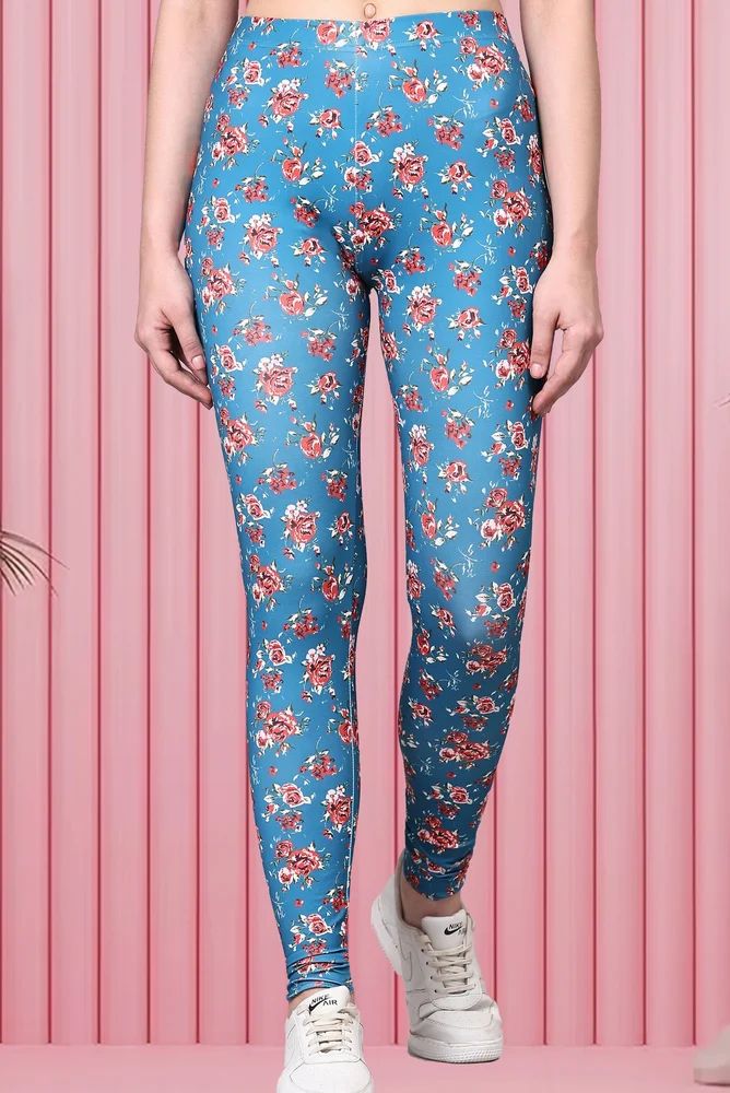 Ladies Multicolored Printed Leggings
