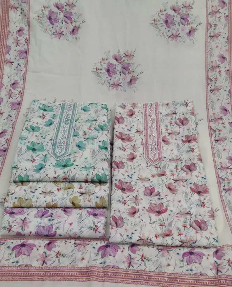 Cotton Dress Materials For Women