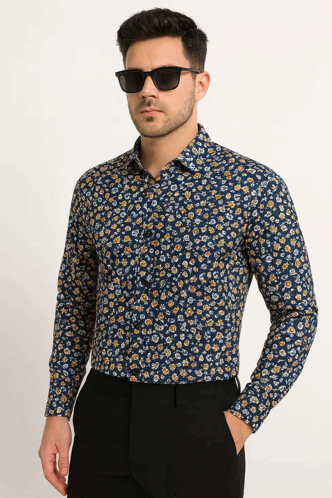 Printed Cotton Shirt