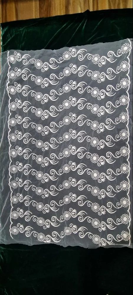 Net Embroidery Dupatta