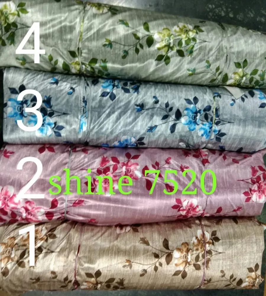 Floral Print Curtain Fabric