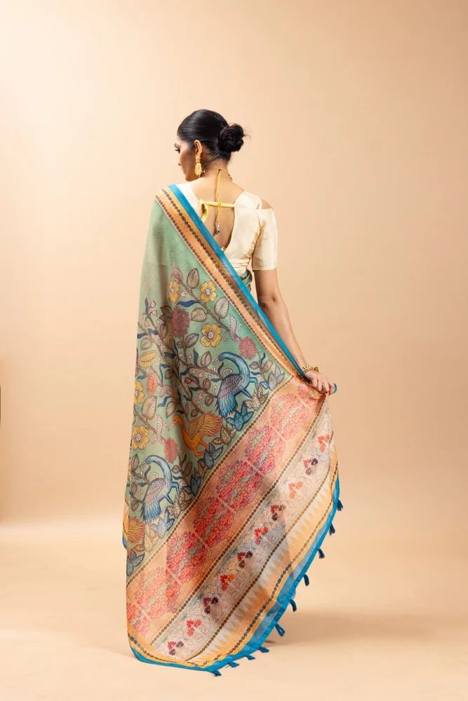 Kalrav Chanderi Cotton Saree