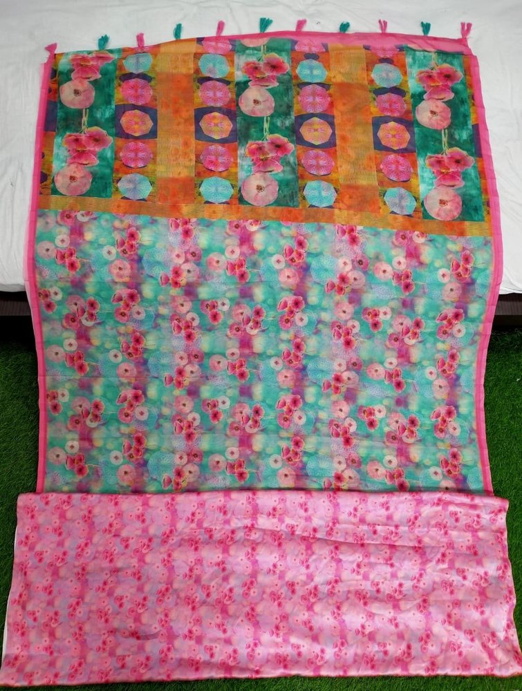 Digital Printed Pure Tabby Silk Fabric
