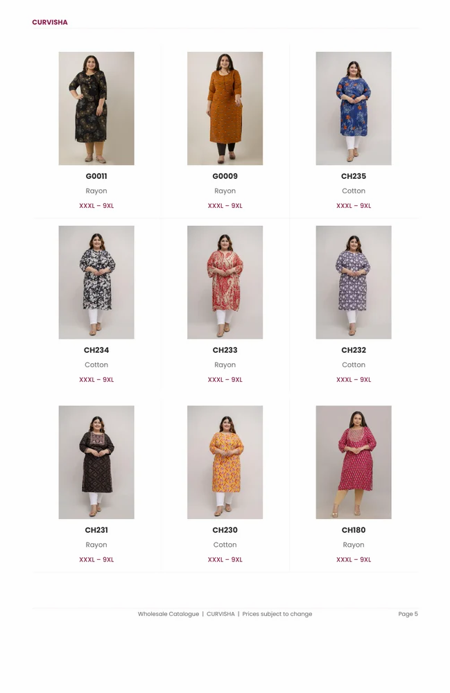 Plus Size Kurti
