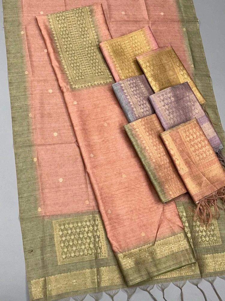 Unstitched Silk Suit