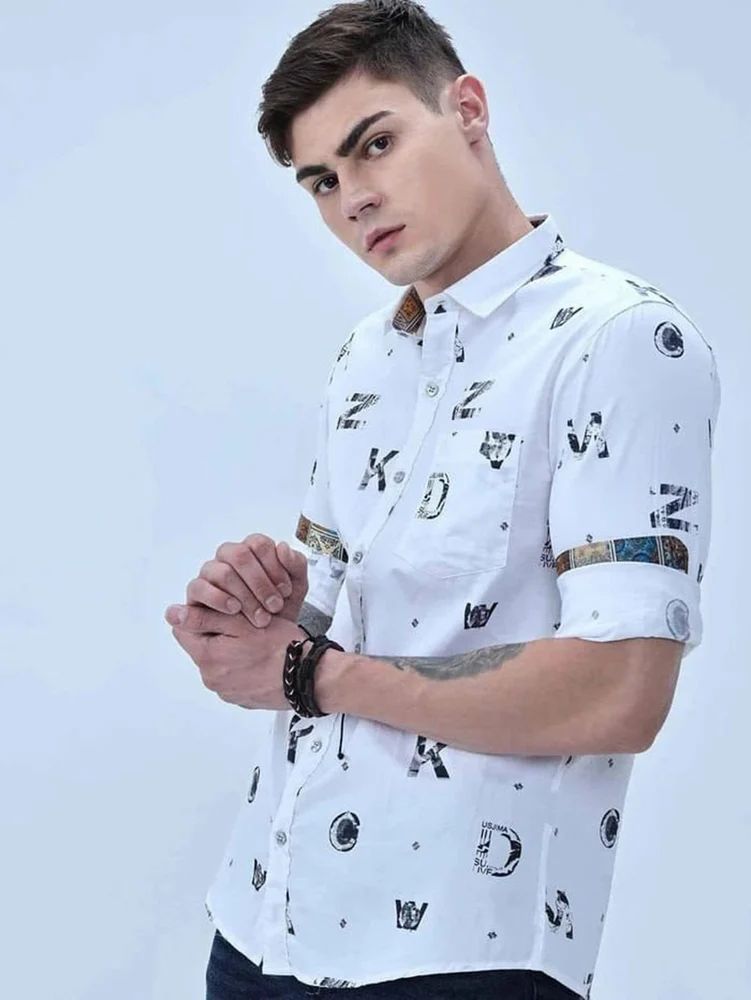 Men'S Cotton Casual Shirt