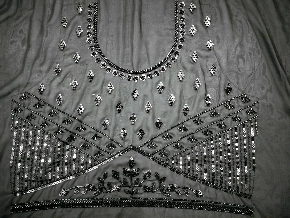 Beaded Choli / Daman / Lace
