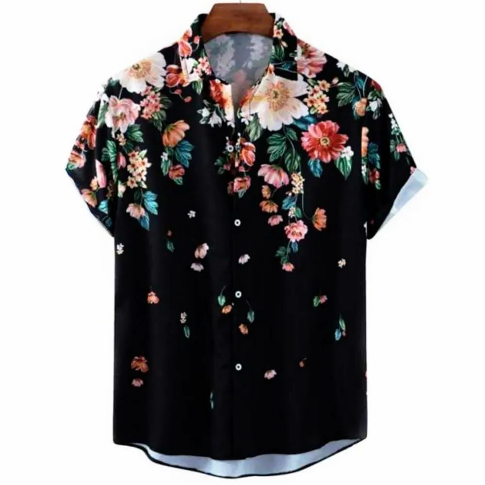Printed Mens Half Shirt, Size: S To Xxl