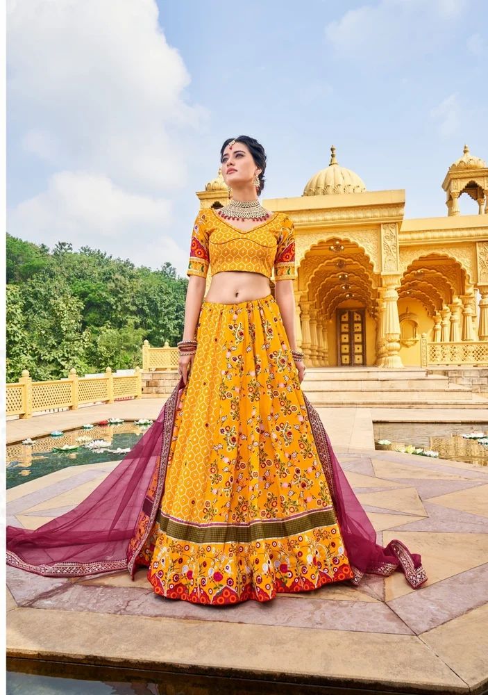 Party Wear Designer Lehenga Choli With Dupatta Wholesale Catalog