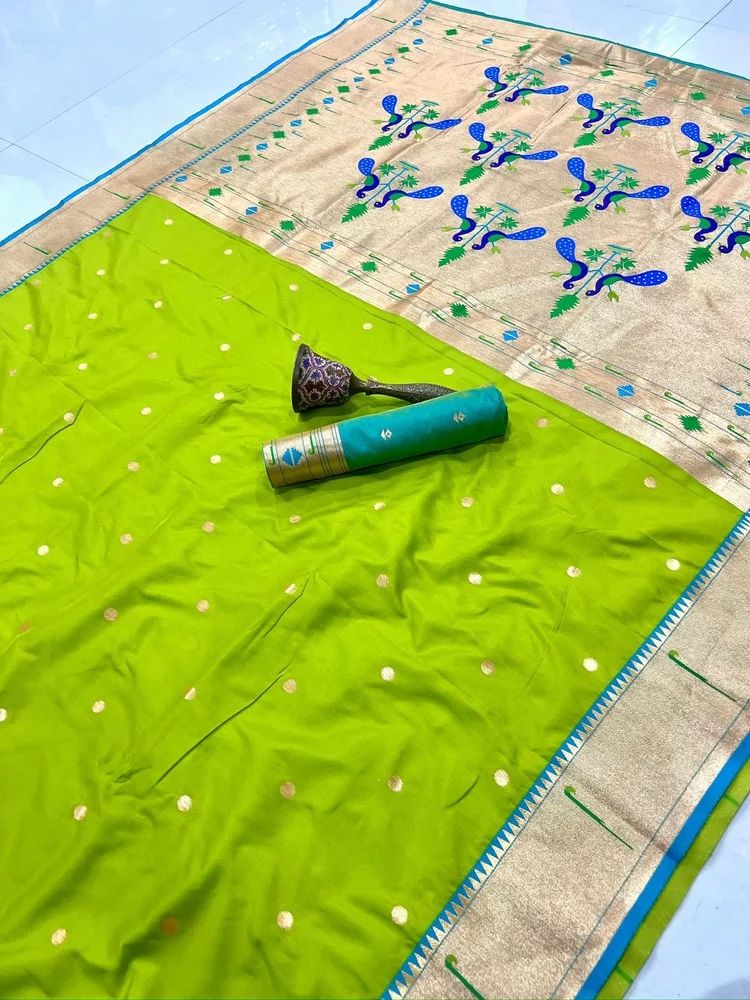 KANCHIVRAM PETHANI SILK PURE ZARI WEAVING SAREE AT WHOLESALE PRICE