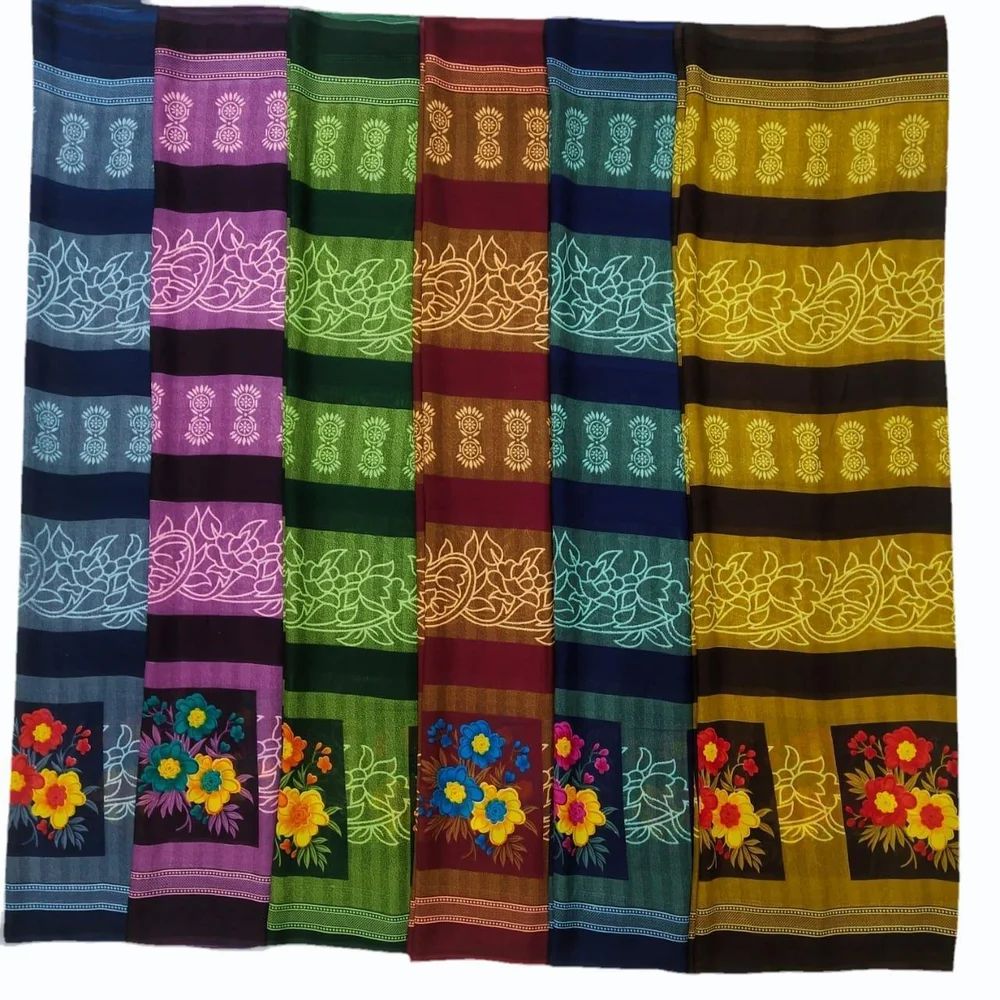 Reniyal Printed Saree With Blouse