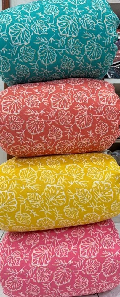 POLY RAYON FOIL PRINT FABRIC