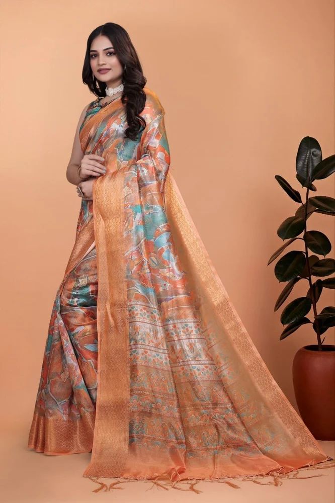 Soft Silk Blend Saree