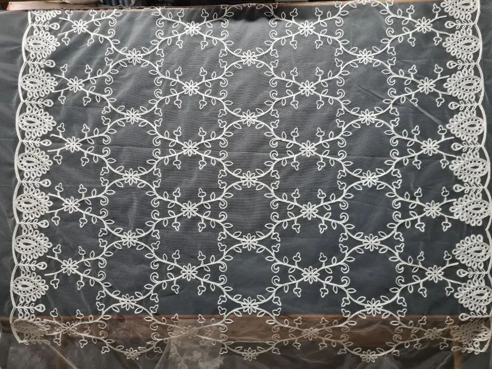 Net Embroidery Dupatta