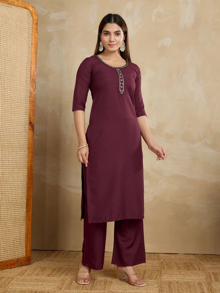Cotton Kurta Pant Set