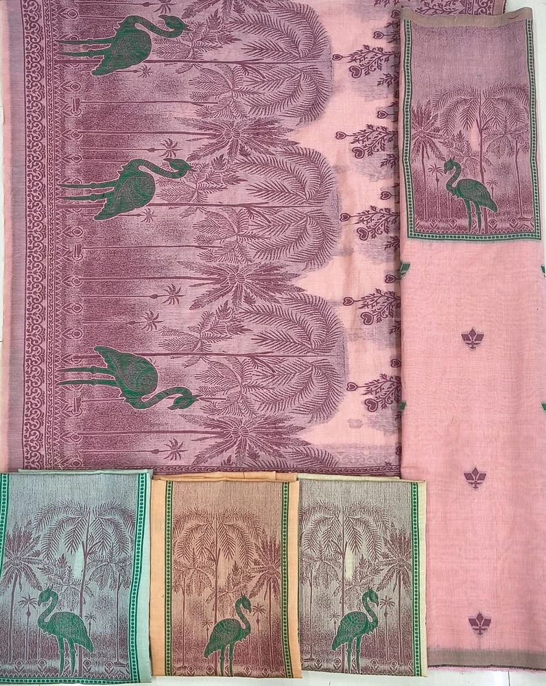 Jamdani Silk Unstitched Salwar Suit