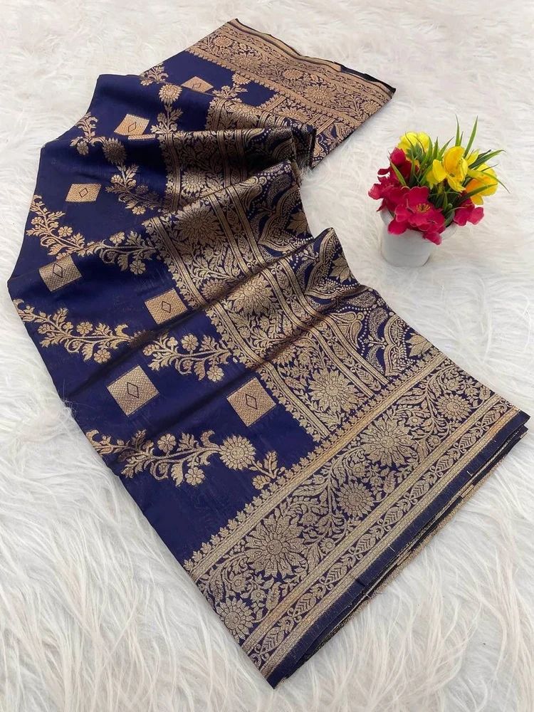 Soft And pure banarasi silk saree