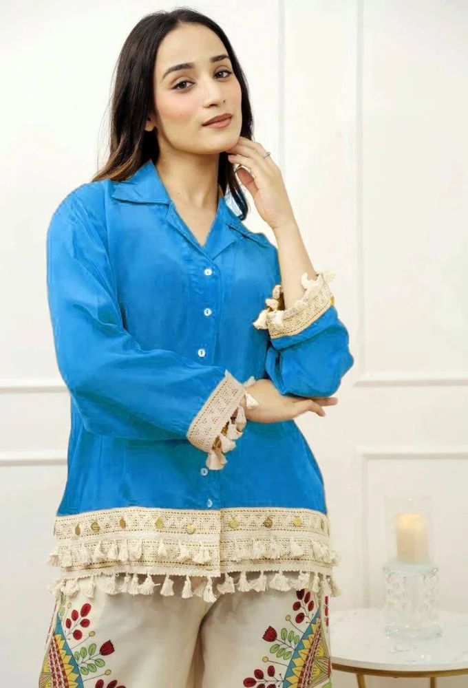 Navratri Ladies Designer Cotton Top Palazzo Dress