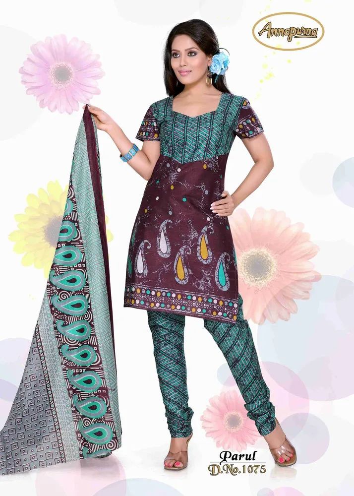 Jetpur Print Dress Material