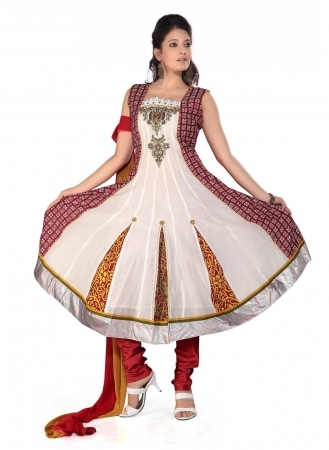 Chanderi Silk Suit