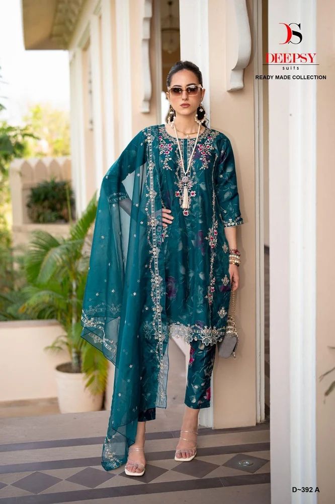 Organza Embroidery Suit