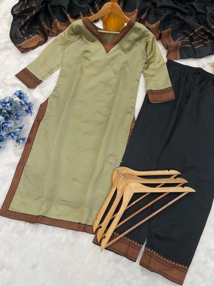 3pc Dupatta Kurti Pent Set