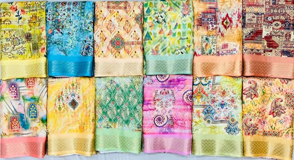 Morni - Dola Silk Saree Digital Prints