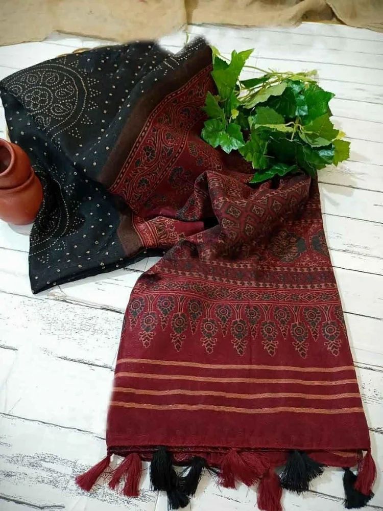 Cotton Bandhani Saree