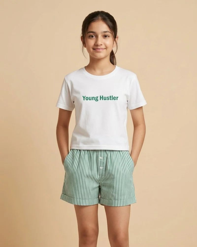 Kids T Shirt And Shorts Set