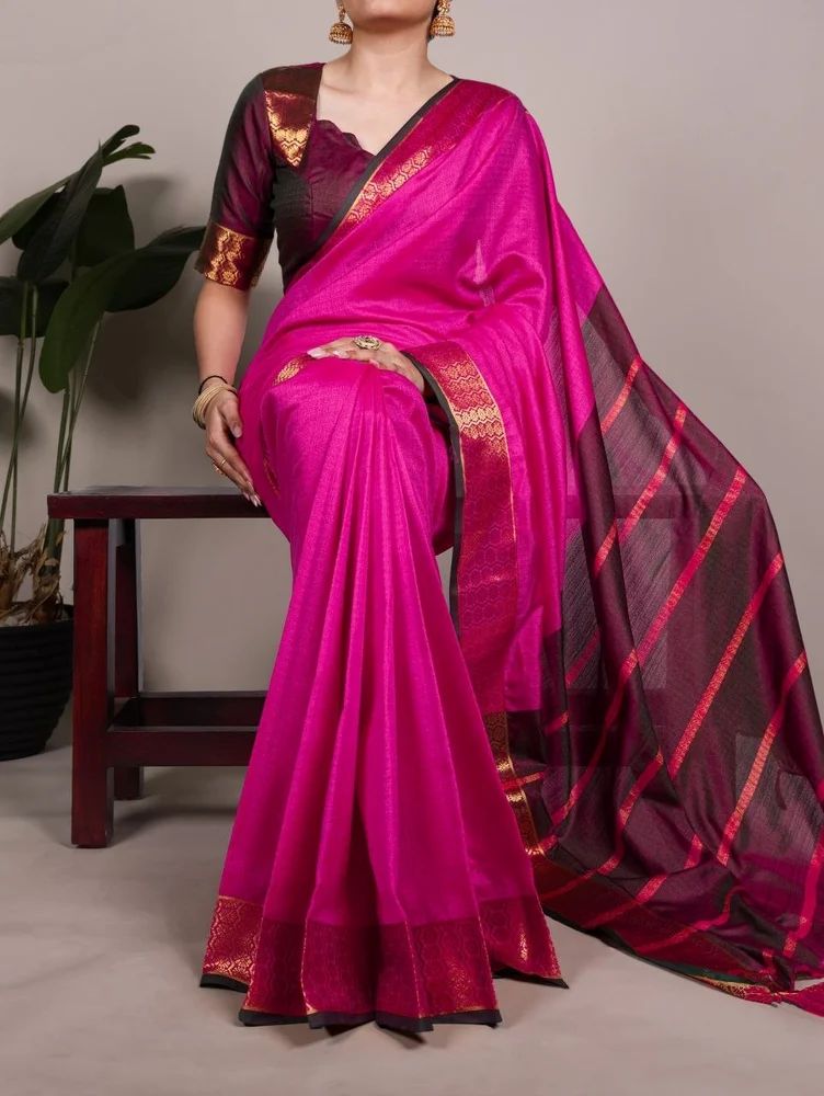 Poly Cotton Saree