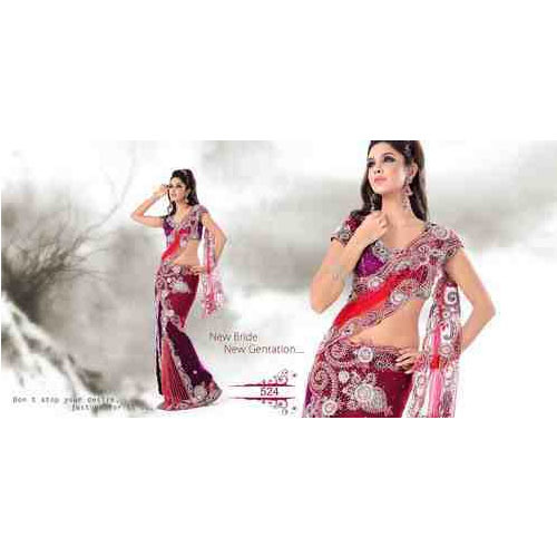 New Bride Ready to Wear Saree