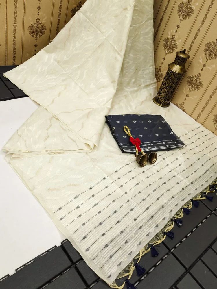Mahendi Jamdani Saree