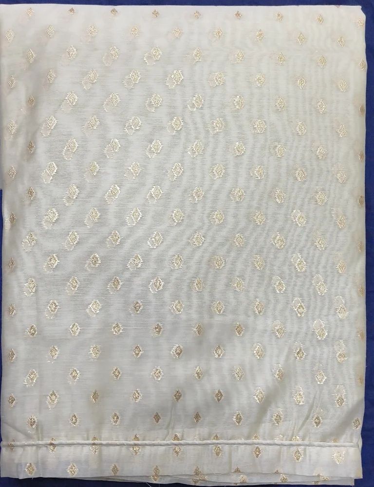 Modal Silk Jacquard Butti Unstitched Salwar Suit