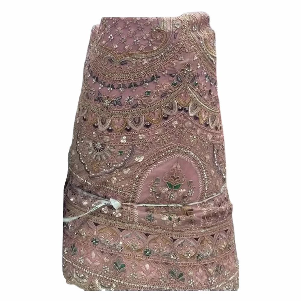Scalloped Net Sequins Lehenga