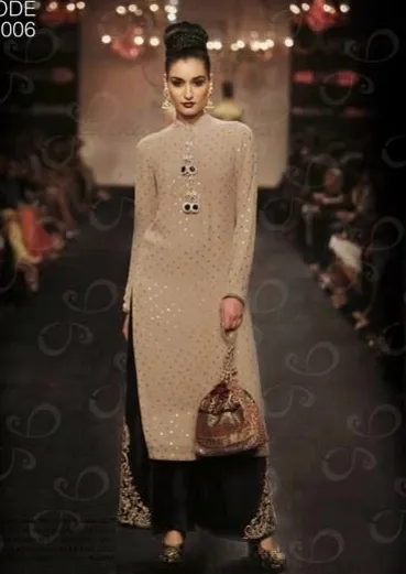 Straight Suit In Georgette D No 11006