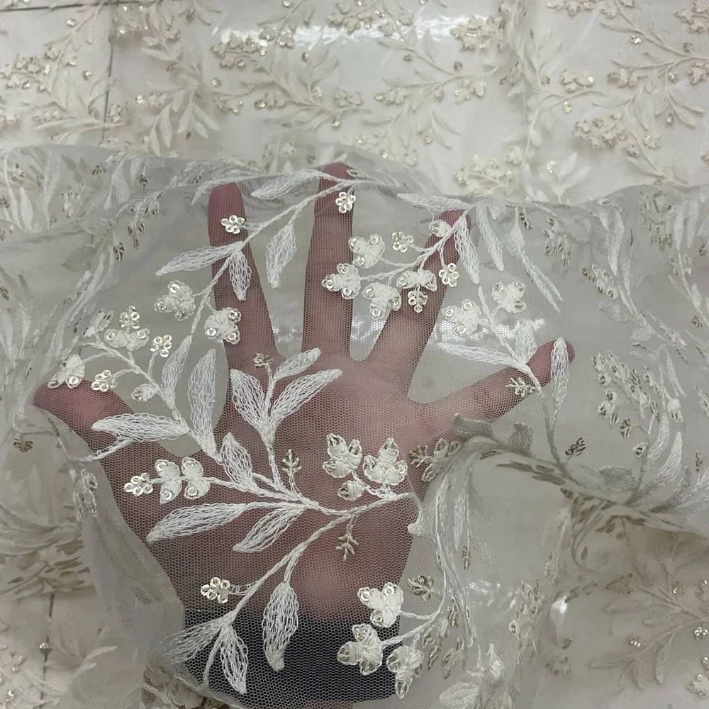 Embroidered Net Fabric